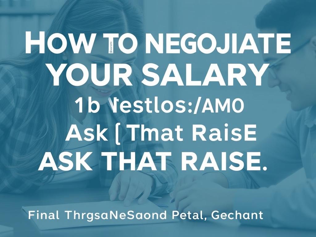 How to Negotiate Your Salary and Ask for That Raise. Final Thoughts and Encouragement How to Negotiate Your Salary and Ask for That Raise. Final Thoughts and Encouragement