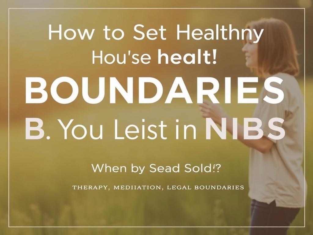 Cómo Establecer Límites Sanos en tus Relaciones.. When to Seek Help: Therapy, Mediation, and Legal Boundaries Cómo Establecer Límites Sanos en tus Relaciones.. When to Seek Help: Therapy, Mediation, and Legal Boundaries