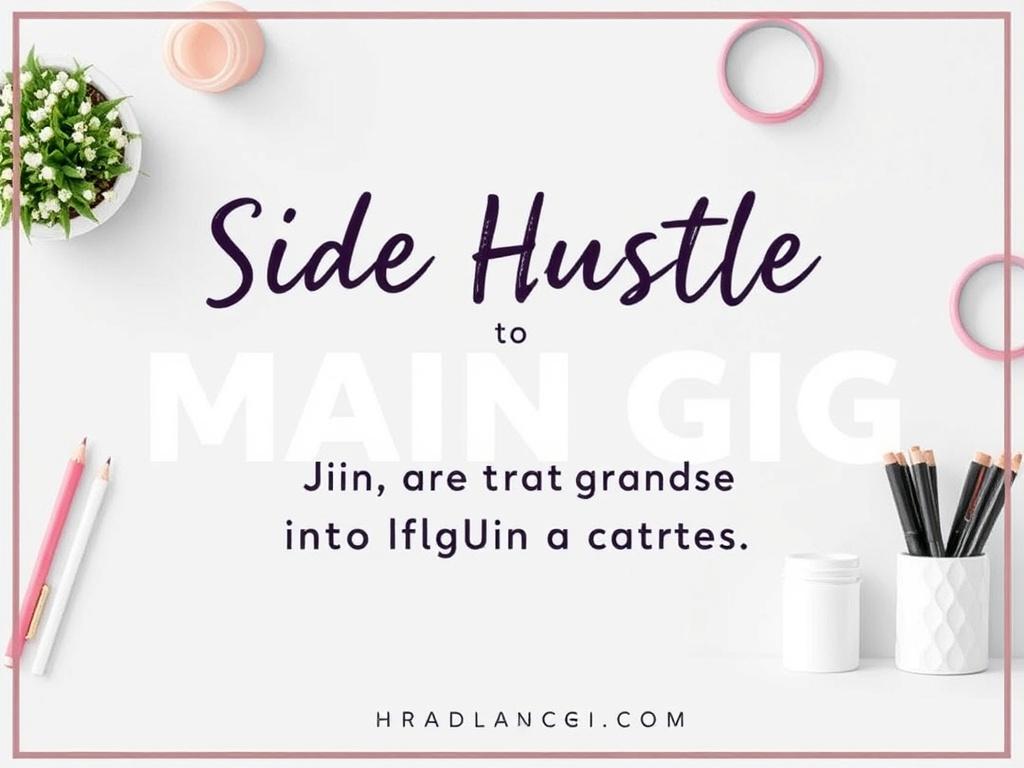     From Side Hustle to Main Gig: Turning Your Passion into a Career. Schritt für Schritt: Vom Hobby zum tragfähigen Business