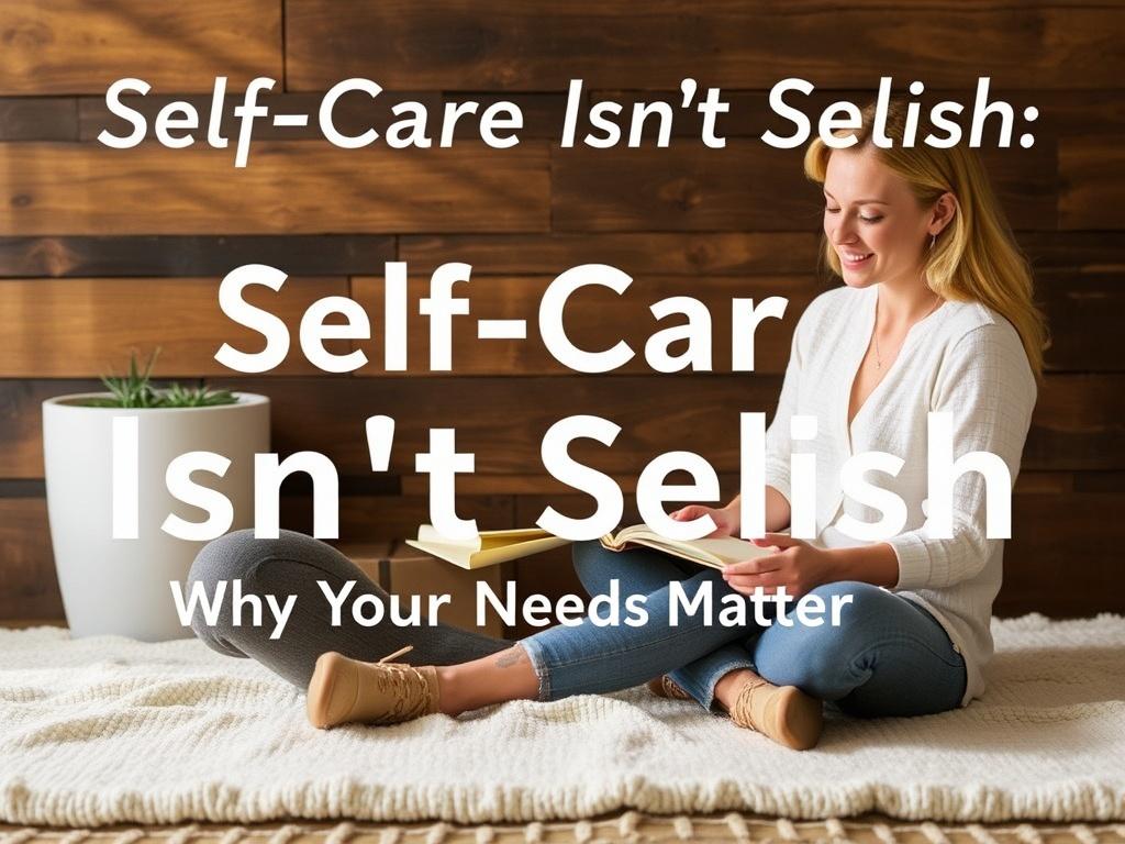     Self-Care Isn't Selfish: Why Your Needs Matter. Konkrete Werkzeuge: Routinen, Listen und Rituale