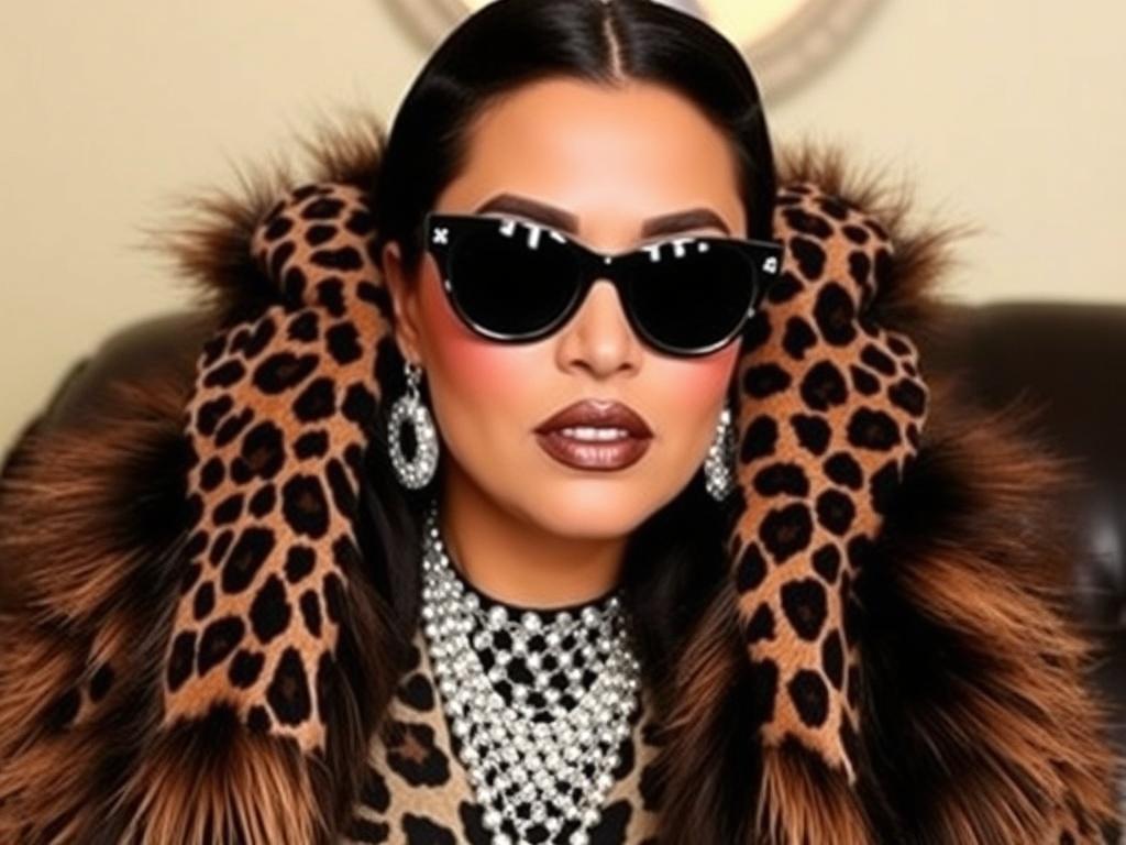     The "Mob Wife" Trend: Glamour and Leopard Print. Creative Projects: DIY, Upcycling, and Personal Expression